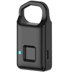 Anytek P4 3.7V Micro USB Charging Semiconductor Fingerprint Sensing Small Padlock - British D'sire