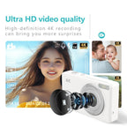 Anytek S7 4K HD Digital Camera Self - Timer Travel Camera Student Kids Card Camera(Black) - British D'sire