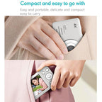 Anytek S7 4K HD Digital Camera Self - Timer Travel Camera Student Kids Card Camera(Pink) - British D'sire