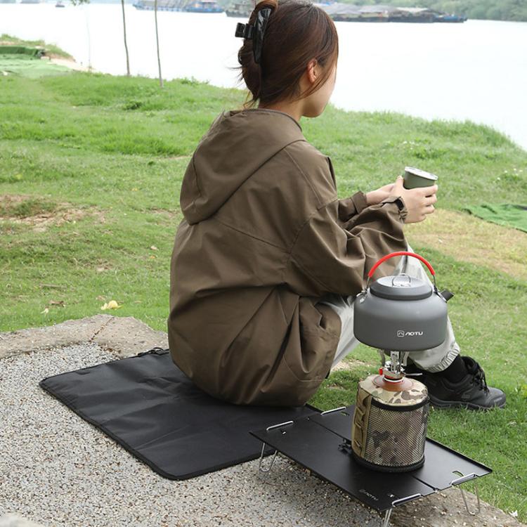 AOTU AT6216-1 37x35cm Outdoor Portable Moisture-proof Folding Cushion Oxford Cloth Camping Beach Thickened Heat Insulation Cushion(Army Green) - British D'sire