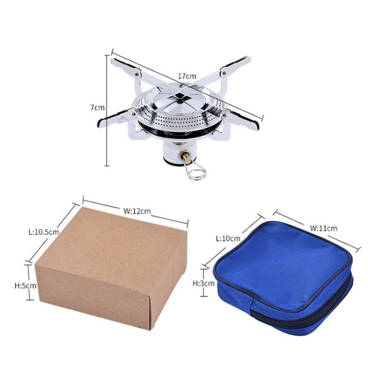 AOTU AT6313 Outdoor Camping Round Burner Integrated Gas Stove With High Power Burner - British D'sire