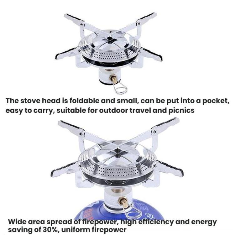 AOTU AT6313 Outdoor Camping Round Burner Integrated Gas Stove With High Power Burner - British D'sire