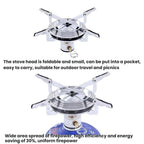 AOTU AT6313 Outdoor Camping Round Burner Integrated Gas Stove With High Power Burner - British D'sire