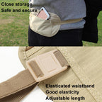 AOTU AT8853 Travelling Close Anti - theft Waist Pack Sports Thin Invisible Wallet(Black) - British D'sire