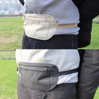 AOTU AT8853 Travelling Close Anti - theft Waist Pack Sports Thin Invisible Wallet(Black) - British D'sire