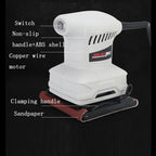 AOTUO Electric Sandpaper Machine Wall Sanding Polishing Machine Electric Tools, EU Plug, Model: JST61101 Square - British D'sire