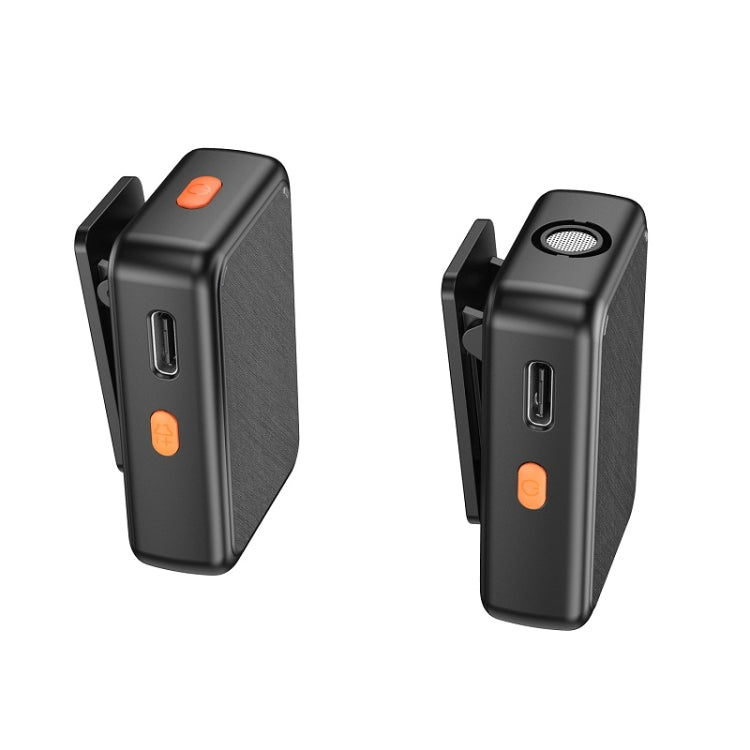 APEXEL APL - MIC009 One For Two Outdoor Live Noise Canceling Microphone(Black) - British D'sire