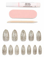 Ardell Nail Addict Premium Nails Grey Python