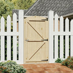 Arch Top Strong Garden Gate with Latch, 83cm W x 6cm D x 180cm H - Garden Gate - British D'sire