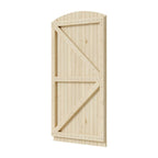 Arch Top Strong Garden Gate with Latch, 99cm W x 6cm D x 180cm H - Garden Gate - British D'sire
