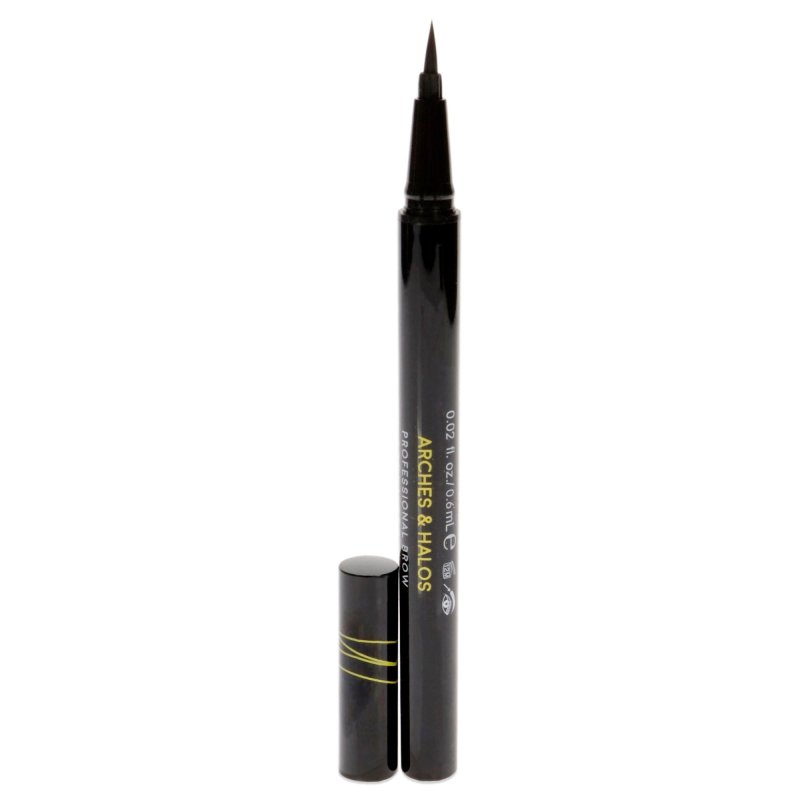 Arches and Halos - Fine Bristle Tip Pen - Neutral Brown for Women - 0.02 oz Eyebrow Pen - Eyebrow Pen - British D'sire