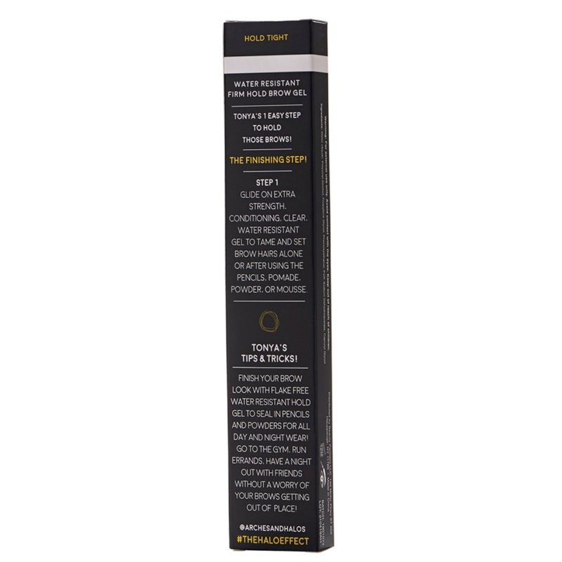 Arches and Halos - Water Resistant Firm Hold Brow Gel - Clear for Unisex - 0.106 oz Gel - Gel - British D'sire