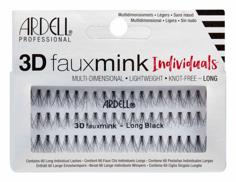 Ardell 3D Faux Mink Individuals in Long - False lashes - British D'sire