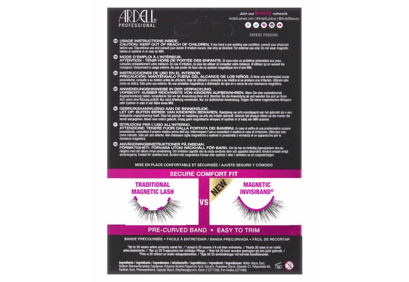 Ardell Magnetic MegaHold Liquid Liner & Lash Demi Lashes - Magnetic MegaHold Eye Lashes - British D'sire