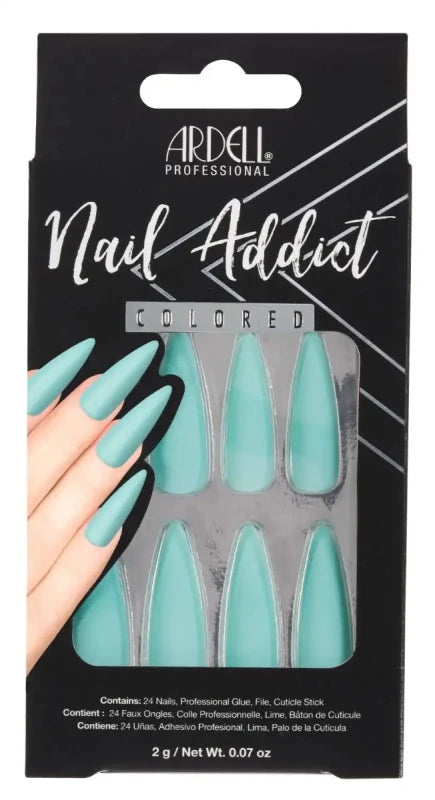 Ardell Nail Addict Nails Blue Lagoon - False Nails - British D'sire Main image