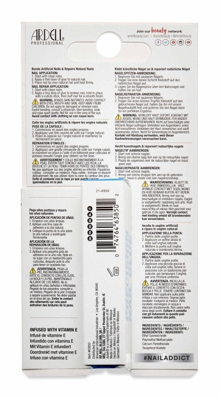 Ardell Nail Addict Precision Nail Glue. 3g - Nail Care - British D'sire