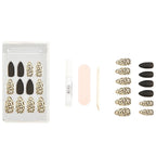 Ardell Nail Addict Premium Nails Black Leopard - False Nails - British D'sire