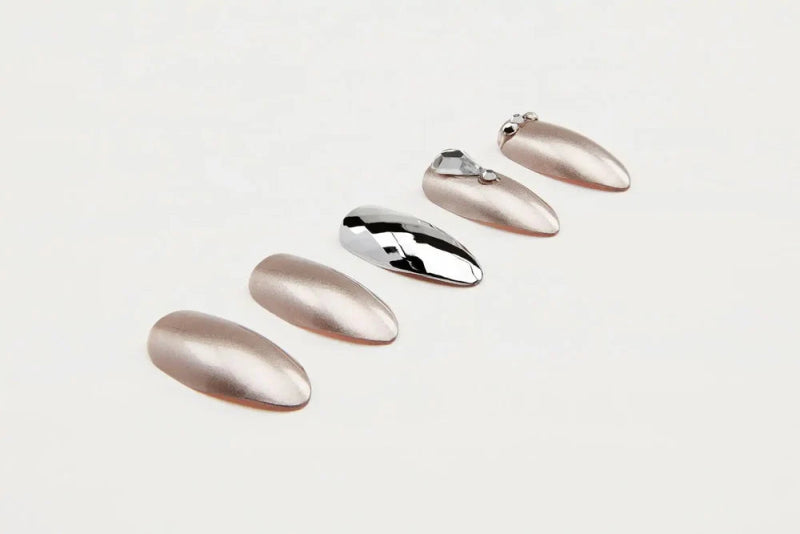 Ardell Nail Addict Premium Nails Champagne Ice - False Nails - British D'sire