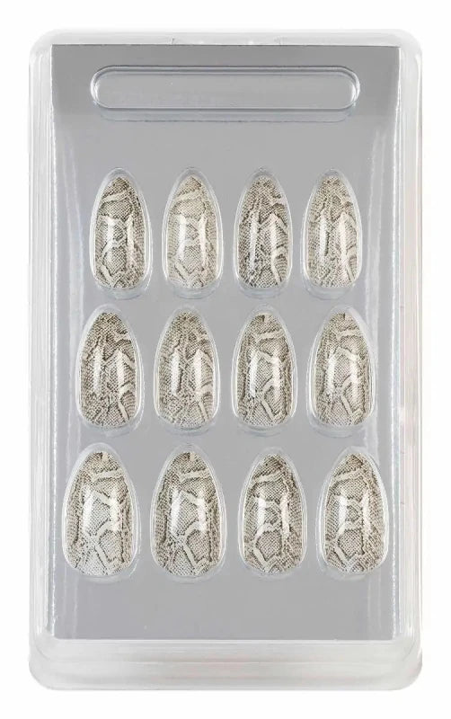 Ardell Nail Addict Premium Nails Grey Python Secondary image