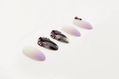 Ardell Nail Addict Premium Nails Marble Purple Ombre - False Nails - British D'sire