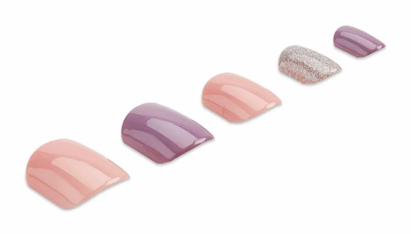 Ardell Nail Addict Premium Nails Pastel Pink & Purple - False Nails - British D'sire