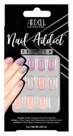 Ardell Nail Addict Premium Nails Pastel Pink & Purple - False Nails - British D'sire