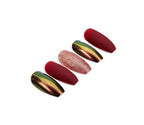 Ardell Nail Addict Premium Nails Red Cateye - False Nails - British D'sire