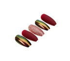 Ardell Nail Addict Premium Nails Red Cateye - False Nails - British D'sire