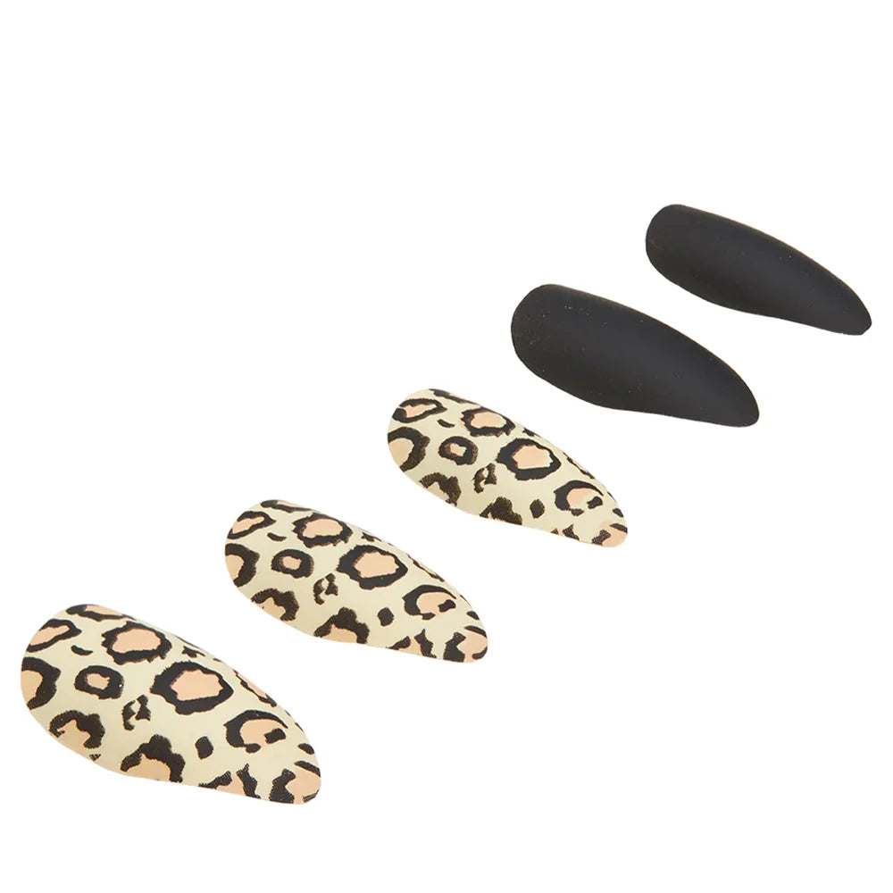 Ardell Nail Addict Premium Nails Black Leopard Main image