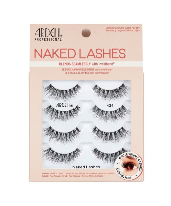 Ardell Naked Lashes Multipack of 4 pairs - 424 - False Eyelashes - British D'sire