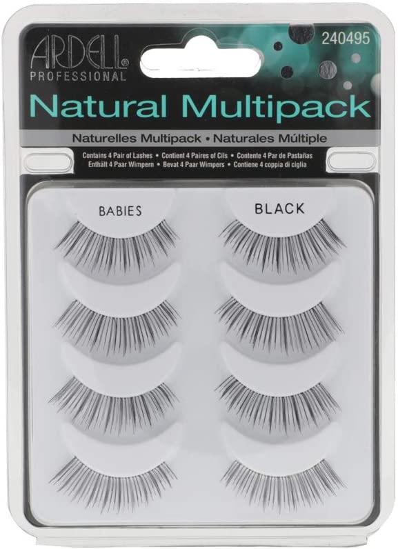 Ardell Natural Lashes Multipack Babies, Black - False Eyelashes - British D'sire