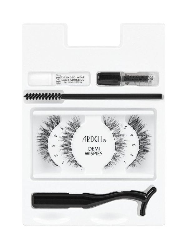 Ardell X - Tended Wear Lash System - Demi Wispies - False Eyelashes - British D'sire