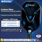 Arezzo - Carbon Fiber Pickleball Paddles Set of 4 | Power, Hybrid & Control Paddles | USAPA Approved - Outdoor Sports & Equipments - British D'sire