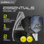 Arezzo - Essentials Performance Pickleball Paddle with Reinforced Fiberglass Surface and Honeycomb Polypropylene - Outdoor Sports & Equipments - British D'sire