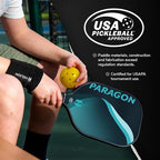 Arezzo - Pickleball Paddle Set of 2 - USAPA Certified - Graphite Fiberglass Surface, Lightweight Honeycomb Core - Outdoor Sports & Equipments - British D'sire