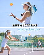 Arezzo - Pickleball Paddles Set of 2 or 4, USAPA Approved Pickleball Paddles Set with 4 Pickleball Balls and Pickleball Carry Bag, Fiberglass Pickle Ball Rackets 2 Pack Gifts for Beginners & Pros - Outdoor Sports & Equipments - British D'sire