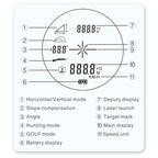 ARTBULL 1000m Golf Laser Rangefinder Telescope Altimeter Speedometer - British D'sire