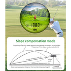 ARTBULL 1000m Golf Laser Rangefinder Telescope Altimeter Speedometer - British D'sire