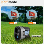 ARTBULL Golf Rechargeable Telescope Laser Rangefinder with Screen, Specification: 1200m - British D'sire