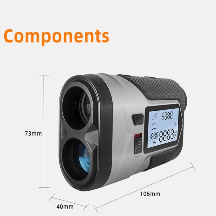 ARTBULL Golf Rechargeable Telescope Laser Rangefinder with Screen, Specification: 1200m - British D'sire