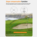 ARTBULL Golf Rechargeable Telescope Laser Rangefinder with Screen, Specification: 650m - British D'sire