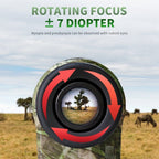 ARTBULL NK - 1000 Camouflage Golf Rangefinder Rechargeable Telescope, Random Color Delivery - British D'sire