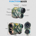 ARTBULL NK - 1000 Camouflage Golf Rangefinder Rechargeable Telescope, Random Color Delivery - British D'sire