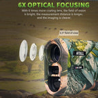 ARTBULL NK - 1000 Camouflage Golf Rangefinder Rechargeable Telescope, Random Color Delivery - British D'sire