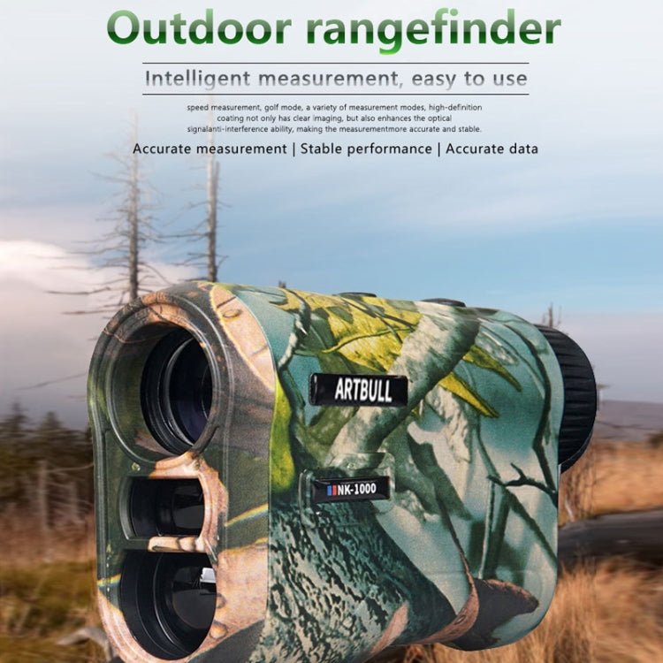 ARTBULL NK - 1000 Camouflage Golf Rangefinder Rechargeable Telescope, Random Color Delivery - British D'sire