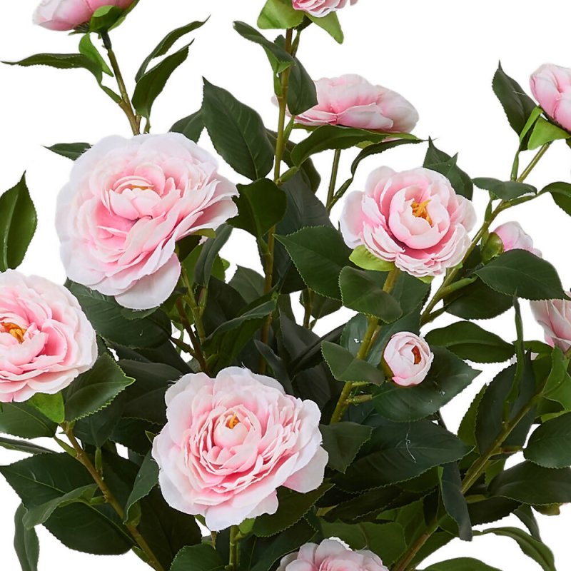 Artificial Camellia Tree Potted Plant Home Decoration - Artificial Tree - British D'sire