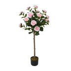 Artificial Camellia Tree Potted Plant Home Decoration - Artificial Tree - British D'sire