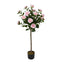 Artificial Camellia Tree Potted Plant Home Decoration - Artificial Tree - British D'sire