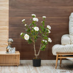Artificial Camellia Tree Potted Plant Home Decoration - Artificial Tree - British D'sire