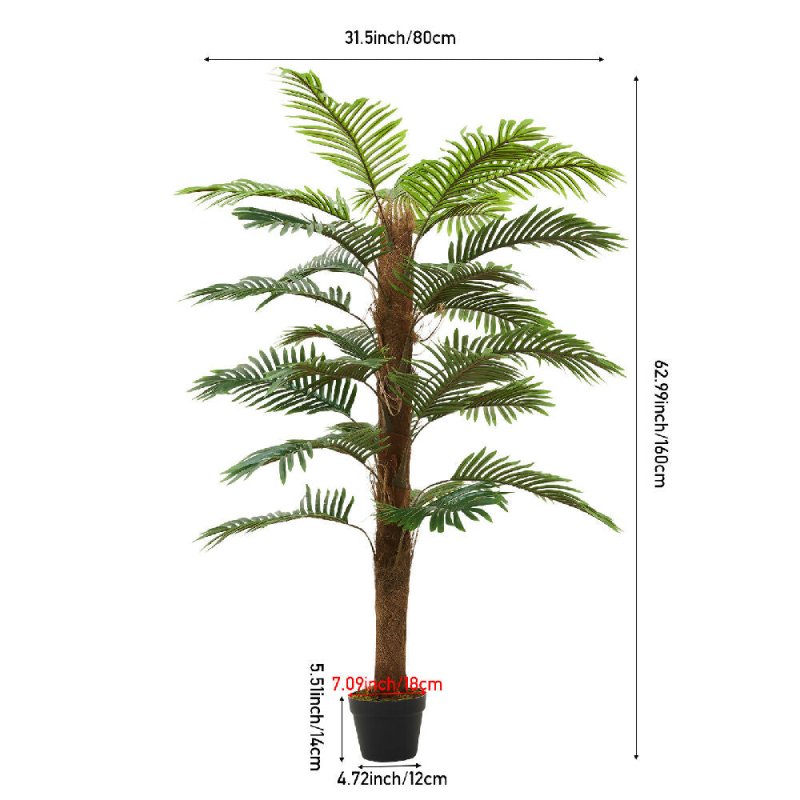 Artificial Palm Tree Potted Plant Home Decoration - Artificial Tree - British D'sire